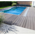 Decking composé de haute densité WPC pour le parc public 135 * 25